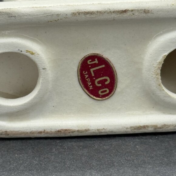 Holy Communion Jesus & Boy Vintage Ceramic 4.5" Figurine J.L. Co. Japan - Picture 6 of 8